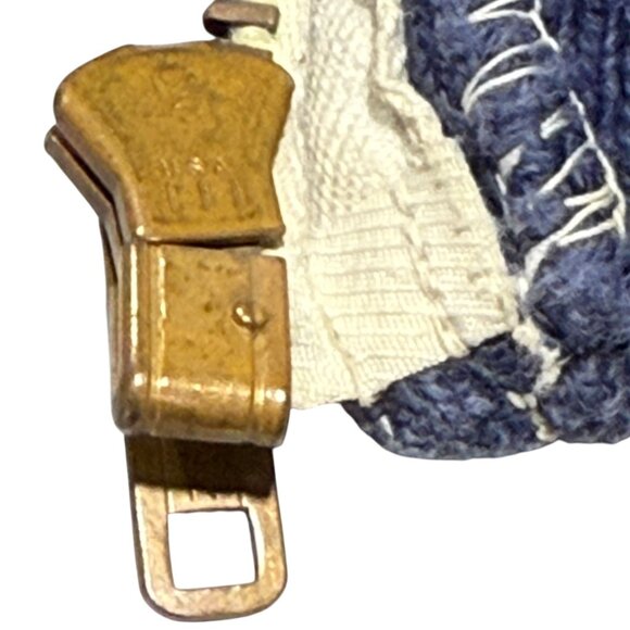 Vintage 1960s Champion Knitwear Mansfield YMCA Varsity Jacket XS White & Navy - Picture 8 of 15